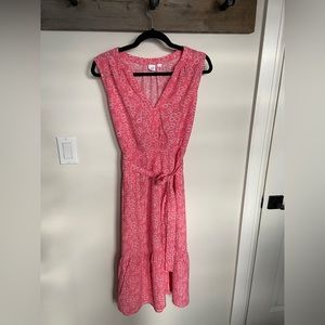 Women’s Gap Summer Dress Large Coral/Pink